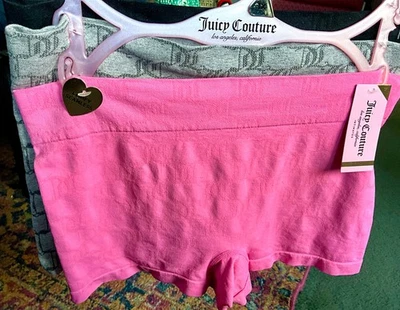 Paquete de 3 bragas elásticas JUICY COUTURE ÍNTIMATES BOY LEG 1X ROSA NEGRO GRIS Foto 1 de 4