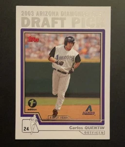 Carlos Quentin RC 2004 Topps 1st Edition #670 Arizona Diamondbacks - Picture 1 of 2
