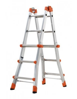 Scala Telescopica multifunzione Gierre SUPER in alluminio 4+5 pioli AL030 - Immagine 1 di 4