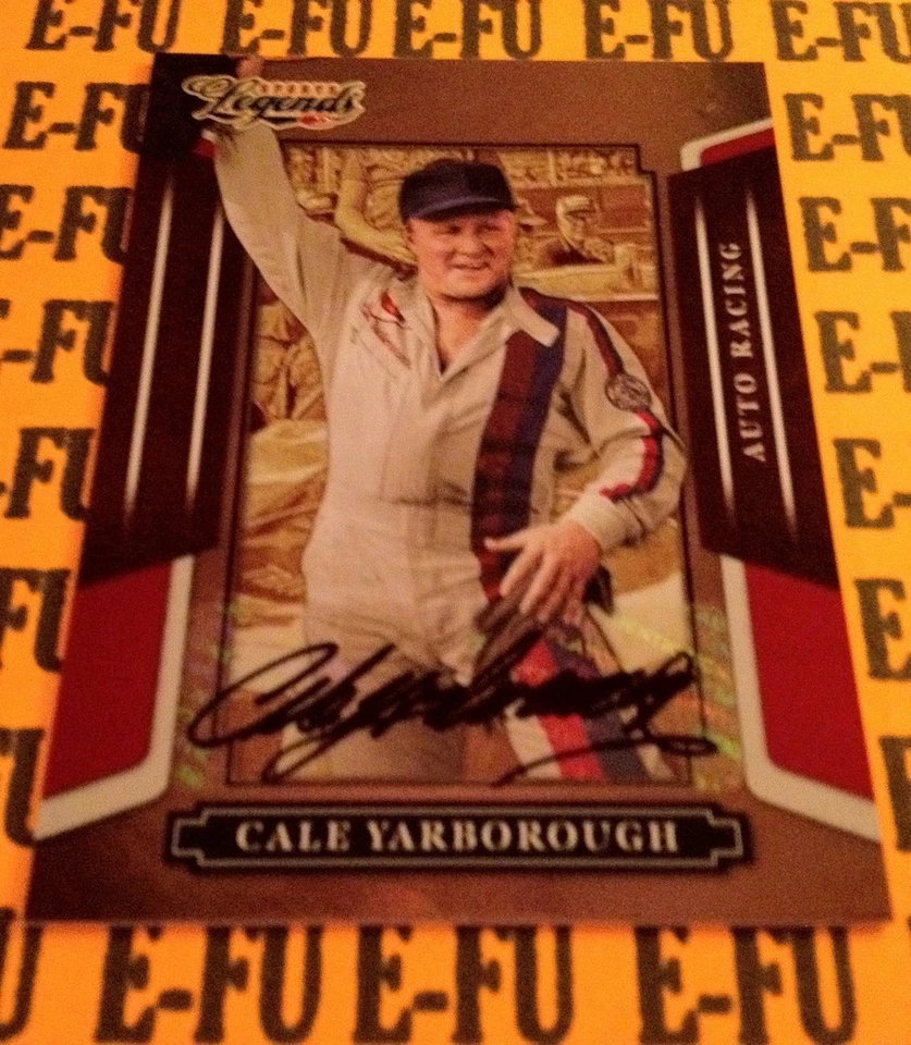 2008 Donruss Legends #109 CALE YARBOROUGH Autograph Racing HOFer Auto #ed 65/297 - Image 1 of 1