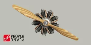 RICHTIGES FLUGZEUG PE-001 LE RHONE DREHMOTOR (FRÜHER FRANZÖSISCHER TYP) 1/32 - Bild 1 von 9
