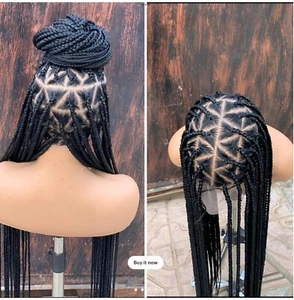 Braided Jumbo Box Braided Wig. Made On A Full Lace Wig. - Picture 1 of 3