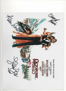 JAMES BOND OCTOPUSSY WERT, JAGD, ANNE HANDSIGNIERTES FOTO MIT COA 8" X 10" - Bild 1 von 1