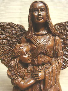 G. RUGGERI 1997 GUARDIAN ANGEL & LITTLE GIRL STATUE Ltd Ed 1039/2000 - Bild 1 von 11