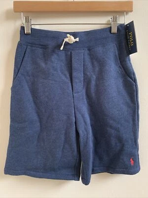 NWT Polo Ralph Lauren Big Boys Cotton Blend Fleece Short Blue M - Image 1 of 3