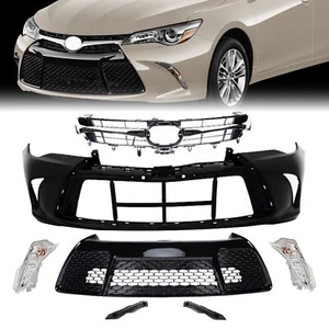 New Complete Front Bumper Assembly For 2015 2016 2017 Toyota Camry SE - Picture 1 of 10