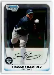 2011 Bowman Chrome Prospects Erasmo Ramirez 1st Seattle Mariners #BCP189 - Picture 1 of 2
