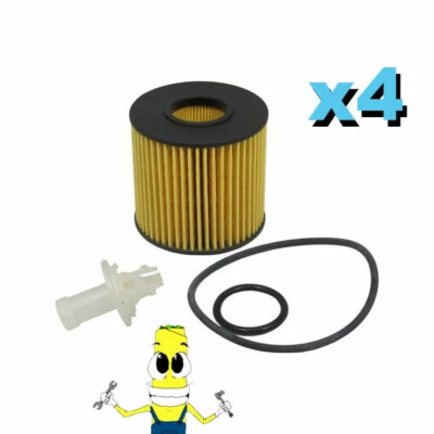 Premium Oil Filter for Lexus RX350 with 3.5L Engine 2007-2021 Pack of 4 - Image 1 of 4