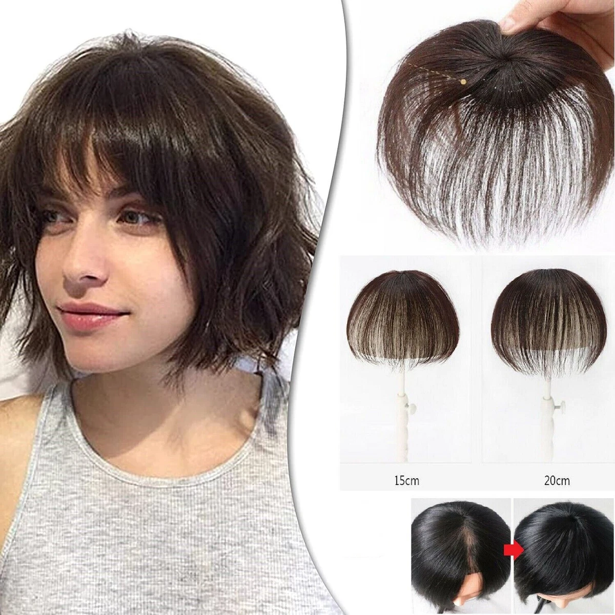 Braune HD-Spitzenperücke Aus Echthaar – Klebefrei, Vorgezerrtes Babyhaar, 150% Dichte