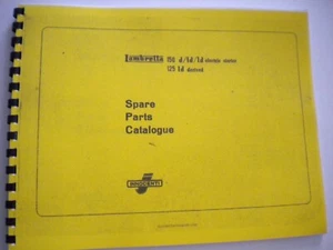 1950's Lambretta LD 125 & 150 Parts Manual-NEW - Bild 1 von 7