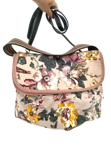 Joules large floral canvas shoulder bag - Picture 1 of 10