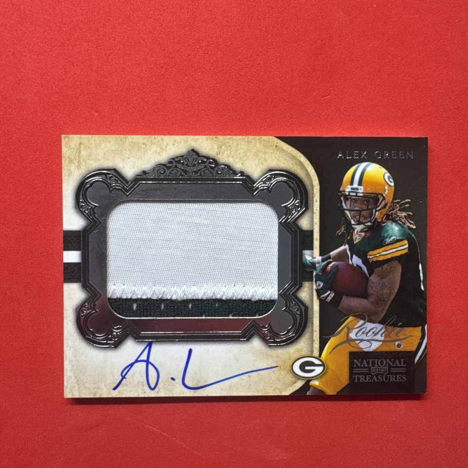 2011 Playoff National Treasures - Rookie Patch Autographs #316 Alex Green 24/49 - Image 1 of 3