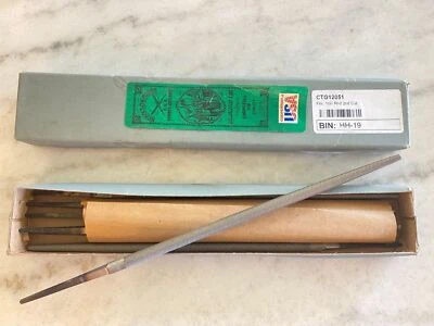 1 new NICHOLSON #12051 - 10" Round 2nd Second Cut Hand File, Made in USA - Image 1 of 3