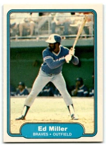 1982 Fleer Ed Miller Atlanta Braves #441 - Picture 1 of 2