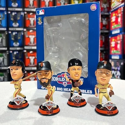 Gigantes de San Francisco 2012 Campeones de la Serie Mundial "4pk Mini Set" MLB Bobblehead Foto 1 de 4
