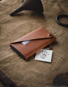 iPhone 11 Funda Billetera iPhone 11 Pro Billetera Portatarjetas Marrón Cuero Italiano - Imagen 1 de 151
