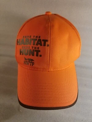 Охотники оранжевый новый с Ярлыками Национальная федерация дикой индейки Adj. Кепка Save The Habitat  - Изображение 1 из 4