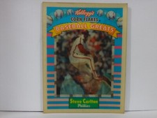 1991 Sportflics Kellogg's Corn Flakes Baseball Greats Steve Carlton #8 HOF