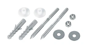 Heavy Duty BASIN FIXING SET Wall Mounted, Screws Plug Washer Kit 120mm and 140mm - Picture 1 of 1