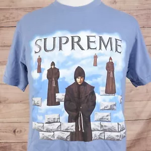 SUPREME LEVITATION MONK HERGESTELLT IN DEN USA BLAU STREETWEAR T-SHIRT GRÖSSE M MEDIUM - Bild 1 von 6
