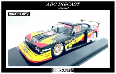 FORD CAPRI GR.5 Noir Rouge Jaune 1979 MAMPE HEYER- 1:43 MINICHAMPS 430798552 - Photo 1/4