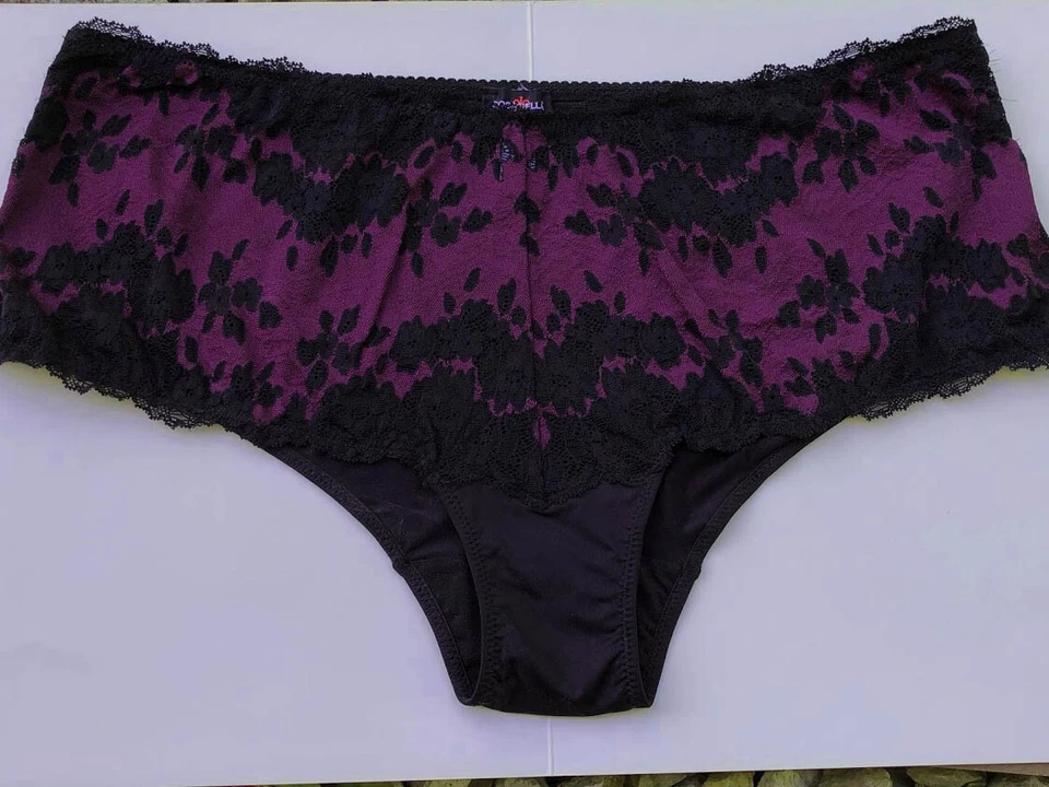 Pantalón Cosabella negro y ciruela PLUS NUEVO SIN ETIQUETAS talla 20/22 Foto 1 de 1