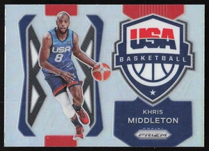 2021-22 Panini Prizm USA Basketball Prizms Silver #5 Khris Middleton USA - Picture 1 of 2