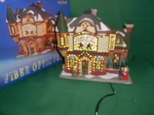 Hofert's 1995 Fiber Optic Noel Pub Christmas Village #6400 - Picture 1 of 14