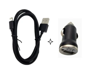 Apple 3ft Lightning to USB Cable - with car charger - Cable 100EA+Charger 100EA - Picture 1 of 5