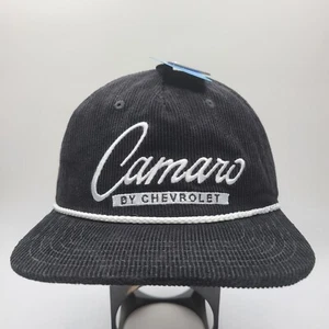 Nuevo Chevrolet Camaro Pana Snapback Sombrero Negro Nuevo Con Etiquetas - Imagen 1 de 6