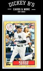 2012 Topps 1987 Topps Minis #TM-16 Derek Jeter New York Yankees - Picture 1 of 2