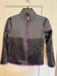 OLD NAVY Girls Fleece Jacket Full Zip GREY NWT MEDIUM 8 Polyester - Picture 1 of 4