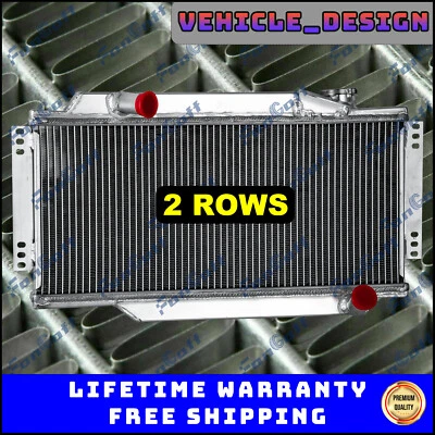 2Rows Aluminum Radiator Fits 1964~1980 TRIUMPH SPITFIRE 1.1L 1.2L 1.3L 1.5L L4 - Изображение 1 из 4