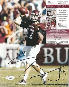 RYAN TANNEHILL TEXAS A&M SIGNED AUTOGRAPHED PASSING 8X10 PHOTO JSA COA #H80076 - Picture 1 of 1