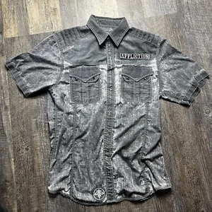 Affliction NIGHT WATCHING 110WV128 kurzärmliges Herrenhemd mit Knopfleiste GR-M - Bild 1 von 9