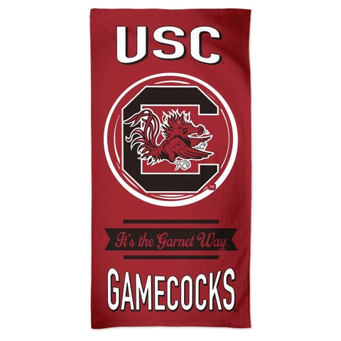 South Carolina Gamecocks Wincraft NCAA 30 x 60 Fiber Beach Towel FREE SHIP Cover