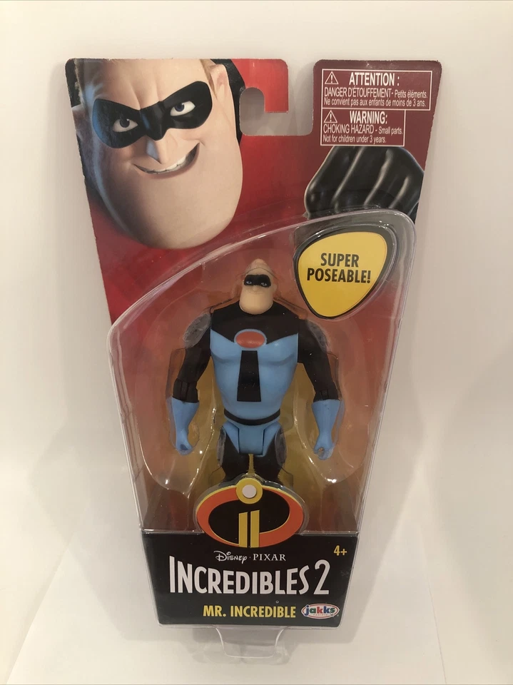 Disney Pixar Incredibles 2 Mr. Incredible Action Figure Jakks Pacific 2018