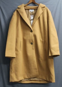 Vigoss Camel Colored Pea Coat Size XXL - Picture 1 of 9