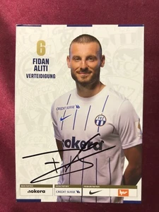 Autogramm FIDAN ALITI-FC Zürich-NS ALBANIEN/KOSOVO-Sheriff Tiraspol/Sl.Belupo-AK - Picture 1 of 2