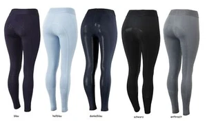 Damen Sommer Schlüpf Reithose Leggings Tights Vollbesatz Leicht Gr. 34-46 - Picture 1 of 18