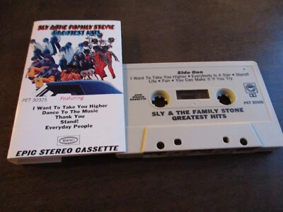 Sly & The Family Stone - Greatest Hits - EPIC Records Cassette Tape VG $5.95 - Image 1 of 3