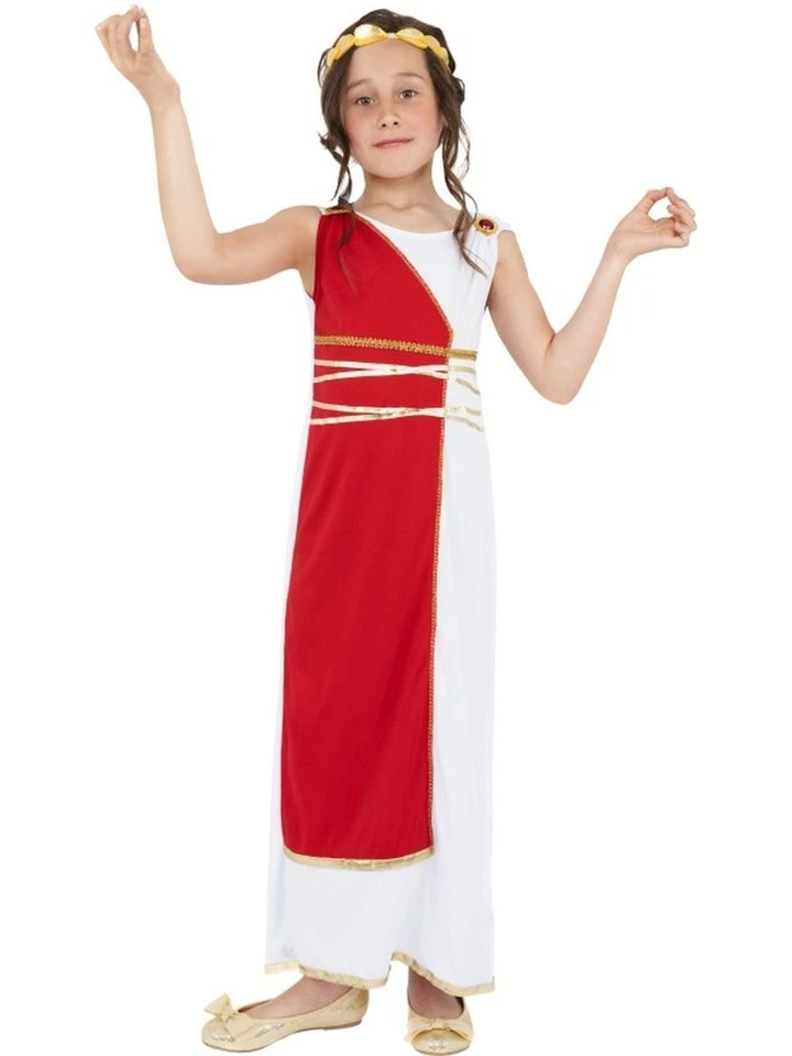 Grecian Girl Roman Greek Large 10 - 12 Girls Costume