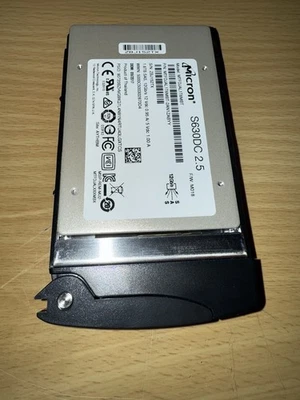 Micron MTFDJAL1T6MBT 1.6TB SAS 2.5" 12G MLC Solid State Drive w60 - Image 1 of 4