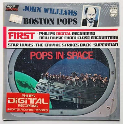 JOHN WILLIAMS / BOSTON POPS - POPS IN SPACE LP 1980 (PHILIPS) 9500 921 IMPORT Foto 1 de 4