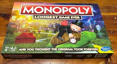 Монополия самая длинная игра когда-либо издание, новый в коробке, полный - Изображение 1 из 4