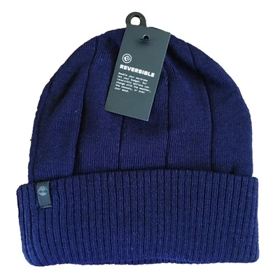 Gorra de reloj acanalada elástica suave para hombre azul marino - Timberland talla única Foto 1 de 4