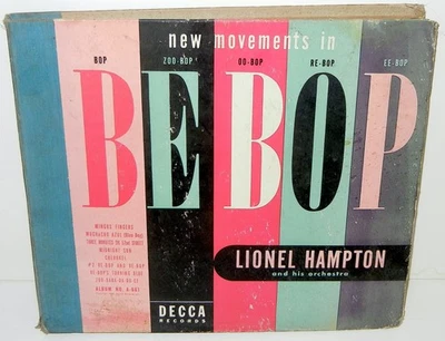 NEW MOVEMENTS IN BEBOP LIONEL HAMPTON 4 RECORD 78 RPM SET Foto 1 de 4