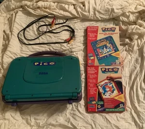 Sega Pico Learning System Console With Sonic GameWorld And Tails Games - Picture 1 of 6