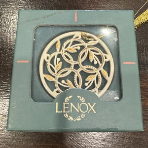 Lenox 12 Days Of Christmas Ornament fünf 5 goldene Ringe Box - Bild 1 von 2