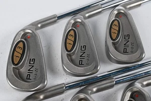 Ping i3 O-Size Irons / 4-PW / Red Dot / Regular Flex Dynamic Gold R300 Shafts - Picture 1 of 7